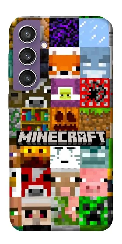 Чохол Demsky Minecraft collage для Samsung Galaxy S23 FE