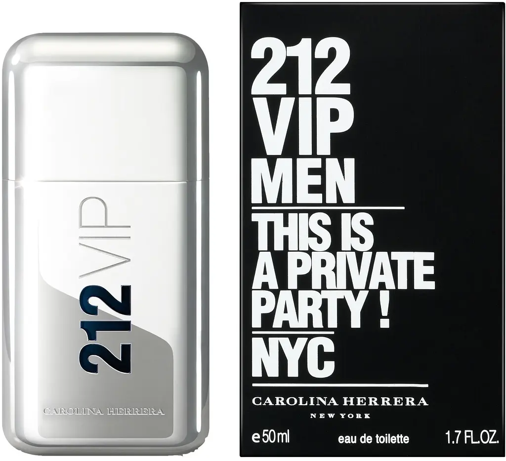 Оригінал Carolina Herrera 212 Vip Men 50 мл Туалетна вода