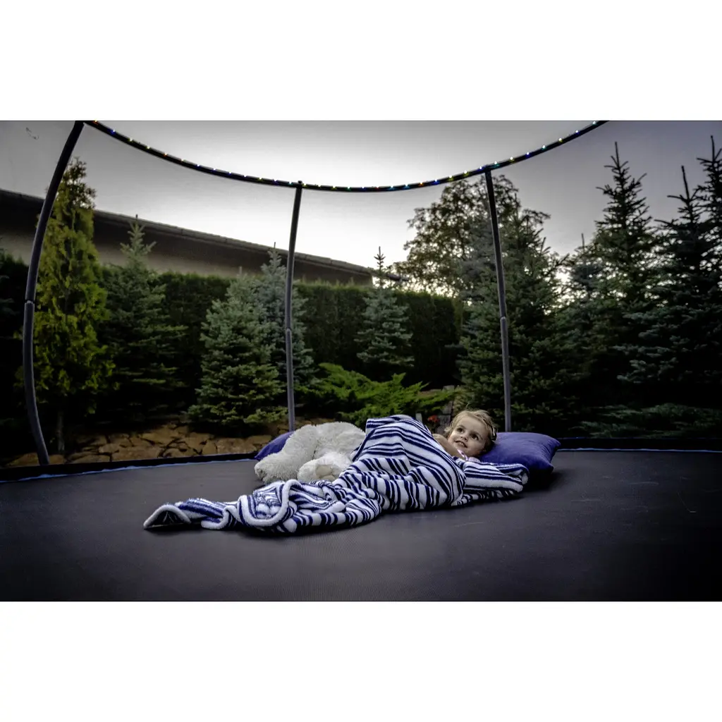 Батут із внутрішньою сіткою THUNDER Inside Ultra 16FT 490 см Black/Pink - фото 3