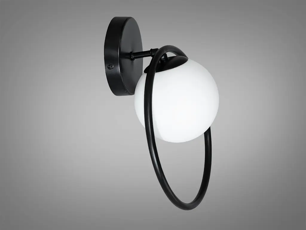 Бра настенное Diasha LQ7062/1W BK 25 см G9 максимальная мощность 20W черный минималистичный стиль лофт - фото 5