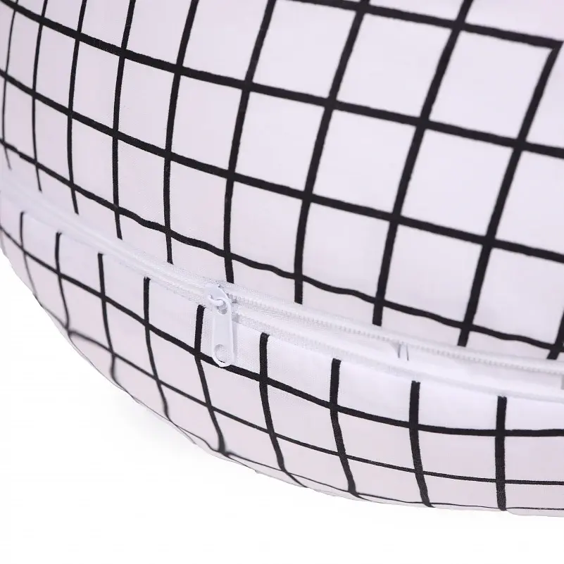 Подушка для беременных и кормления MirSon №5022 Color Line Martinhi 30х170 см черно-белая (2200010969832) - фото 3