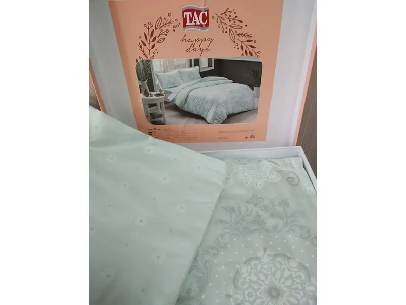 Комплект постільної білизни Lucca Mint Євро Tac pbe0041700 - фото 3
