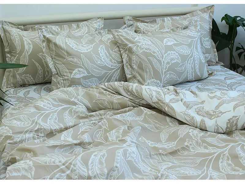 Комплект постільної білизни з компаньйоном (R-T9152) Євро TAG tekstil pbe0036782 - фото 4