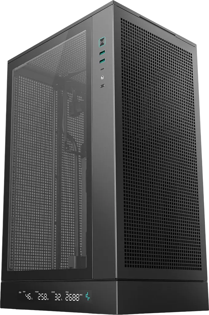 Корпус DeepCool CH270 Digital Black (R-CH270-BKNDM0-G-1) - фото 3