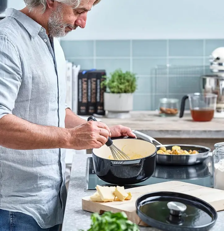 Каструля з кришкою KitchenAid СС006061-001 26 см 5,2 л чорна - фото 7
