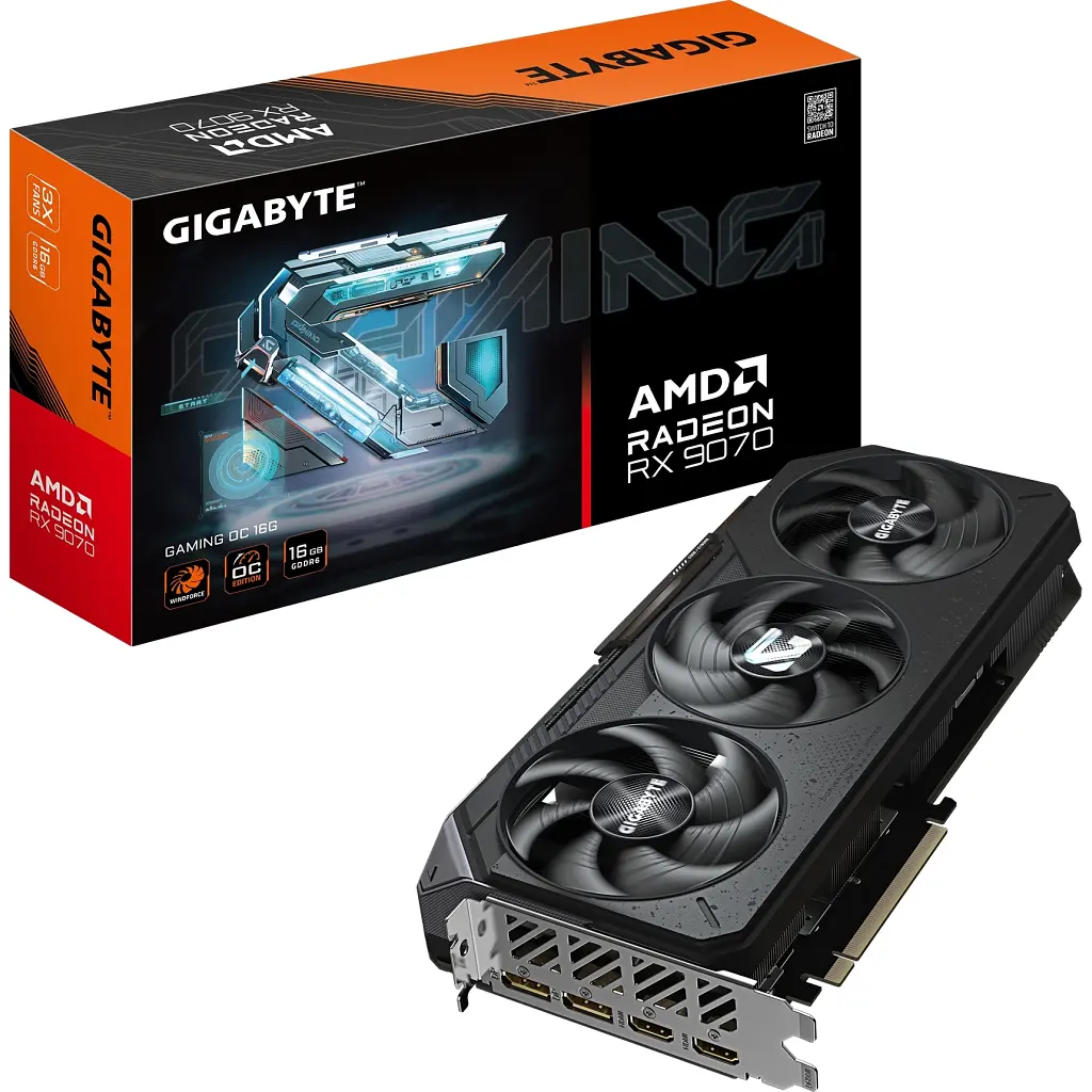Відеокарта GIGABYTE Radeon RX 9070 16Gb GAMING OC (GV-R9070GAMING OC-16GD) - фото 10
