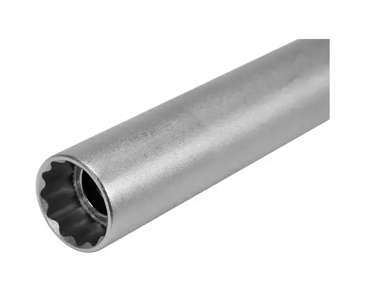 Головка торцевая 12-гранная к свечам двигателей Yato квадрат 3/8" M16 L= 250 мм Cr-V (YT-38522) - фото 2