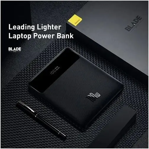 Умб Baseus Blade Power Digital Display Fast Charging Power bank 20000mAh 2USB/2Type-C, 100W/3A, PD/QC (PPDGL-01) - фото 2