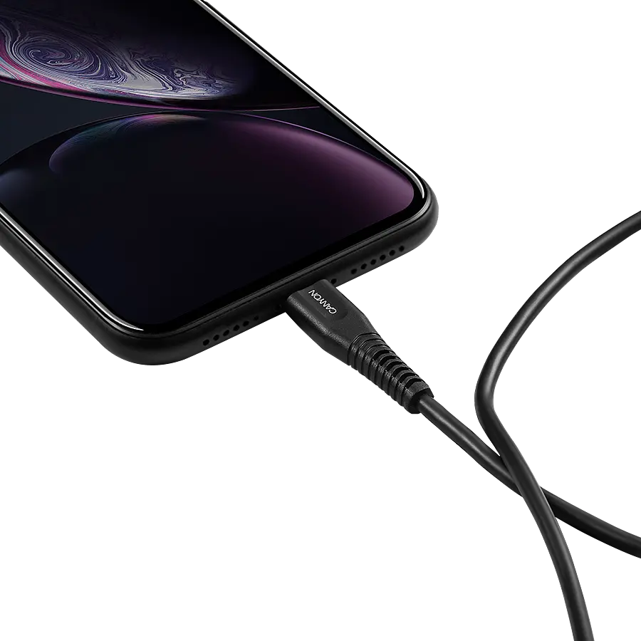 Кабель Lightning Canyon USB Type-C/Apple Lightning Чорний 1.2m (CNS-MFIC4B) - фото 3