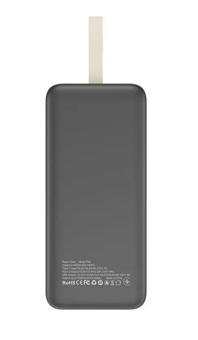 Внешний АКБ аккумулятор Golf P54 400000mah (PD20W+QC22.5W) черный - фото 6