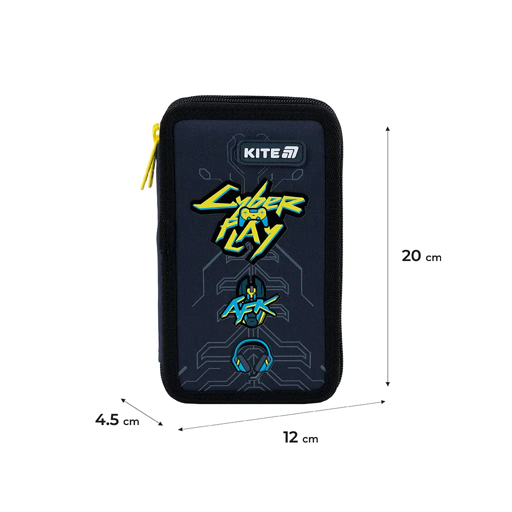 Пенал Kite 623 Cyber, 2 відділення (K25-623-4) - фото 6