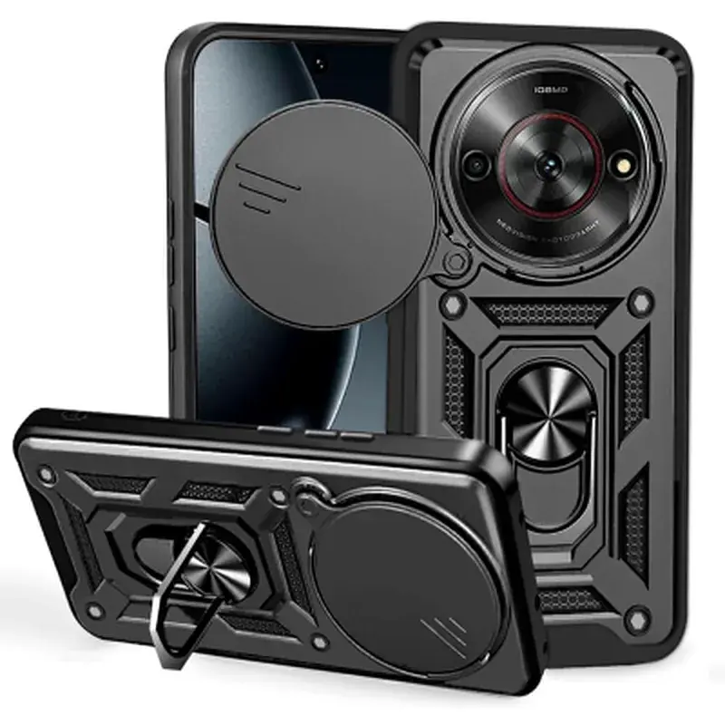 Чохол до мобільного телефона BeCover Military ZTE Blade A75 5G Black (713551) - фото 6