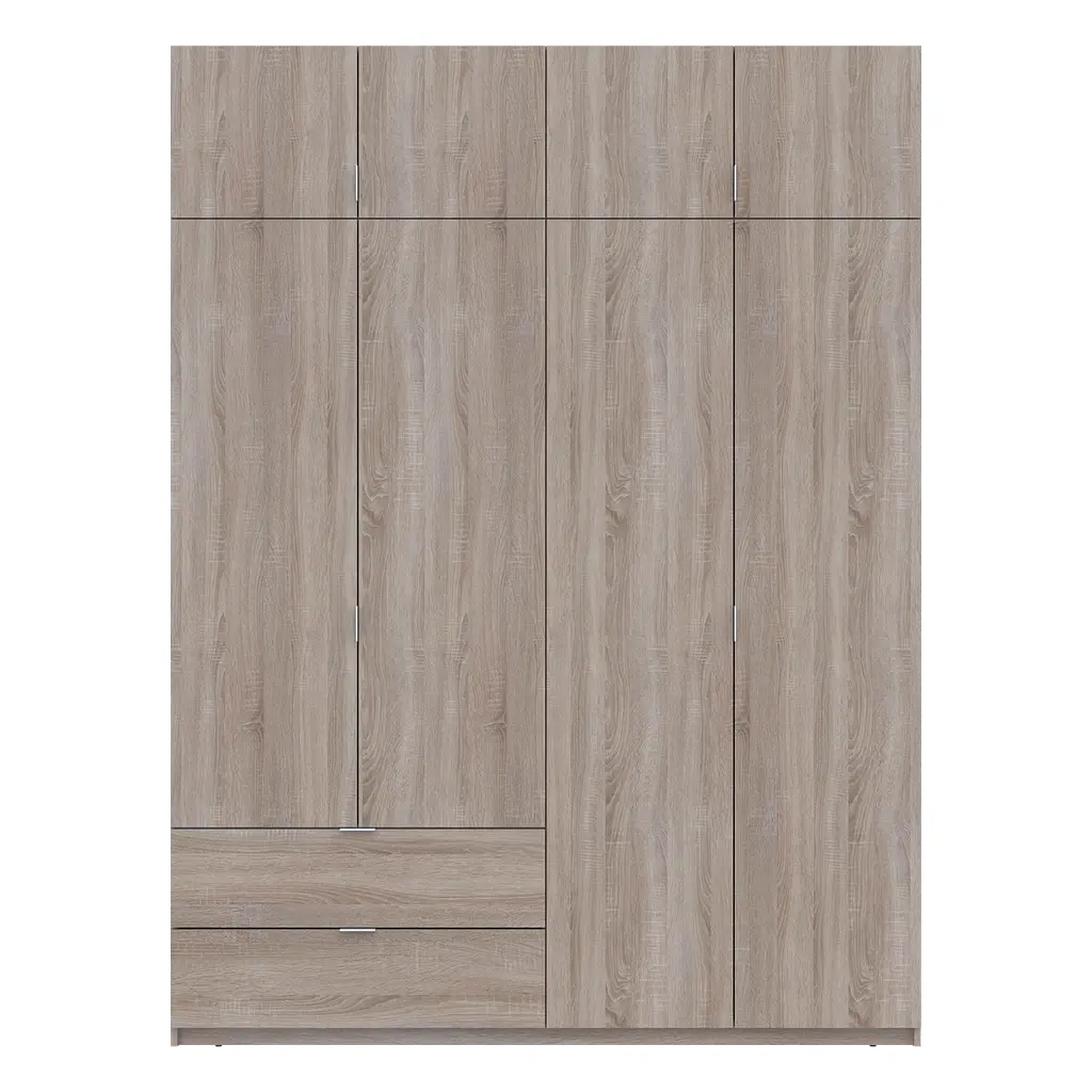 Шафа для одягу Doros Лукас Дуб Сонома 180х50х240 (80737731) - фото 4
