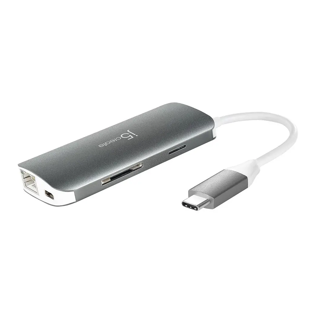 USB-Хаб j5create JCD383-N, USB Type-C 9-в-1 (JCD383-N) - фото 2