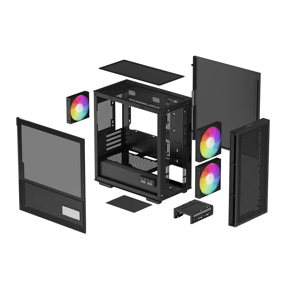 Корпус DeepCool CH360 Digital Black без БЖ (R-CH360-BKAPE3D-G-1) - фото 3