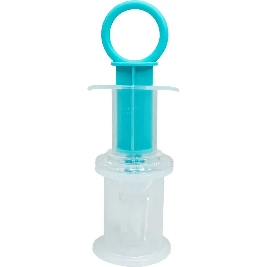Дитячий шприц-дозатор для ліків Mega Zayka  із мірним стаканчиком MGZ-0719(Turquoise)  - фото 2