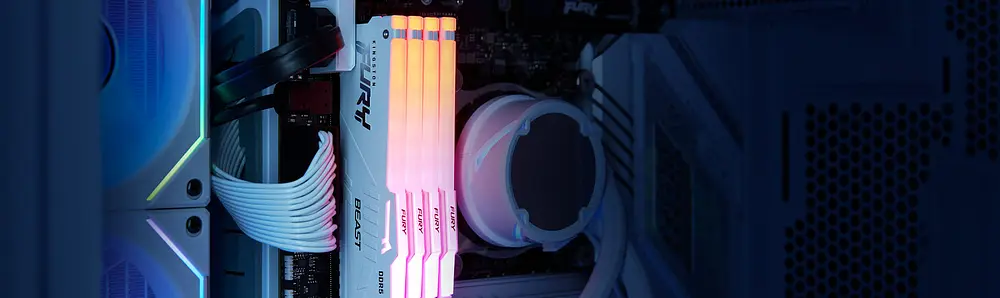 Пам'ять ПК Kingston DDR5 64GB KIT (32GBx2) 6000 FURY Beast RGB - фото 3
