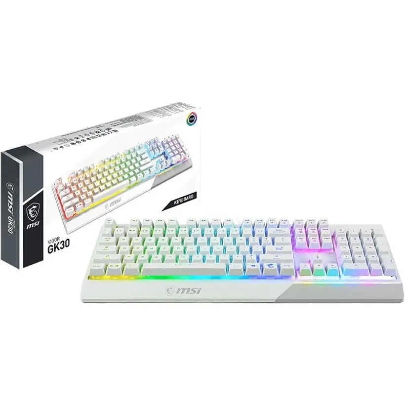 Клавиатура MSI Vigor GK30 USB UA White (S11-04UA301-CLA) - фото 5