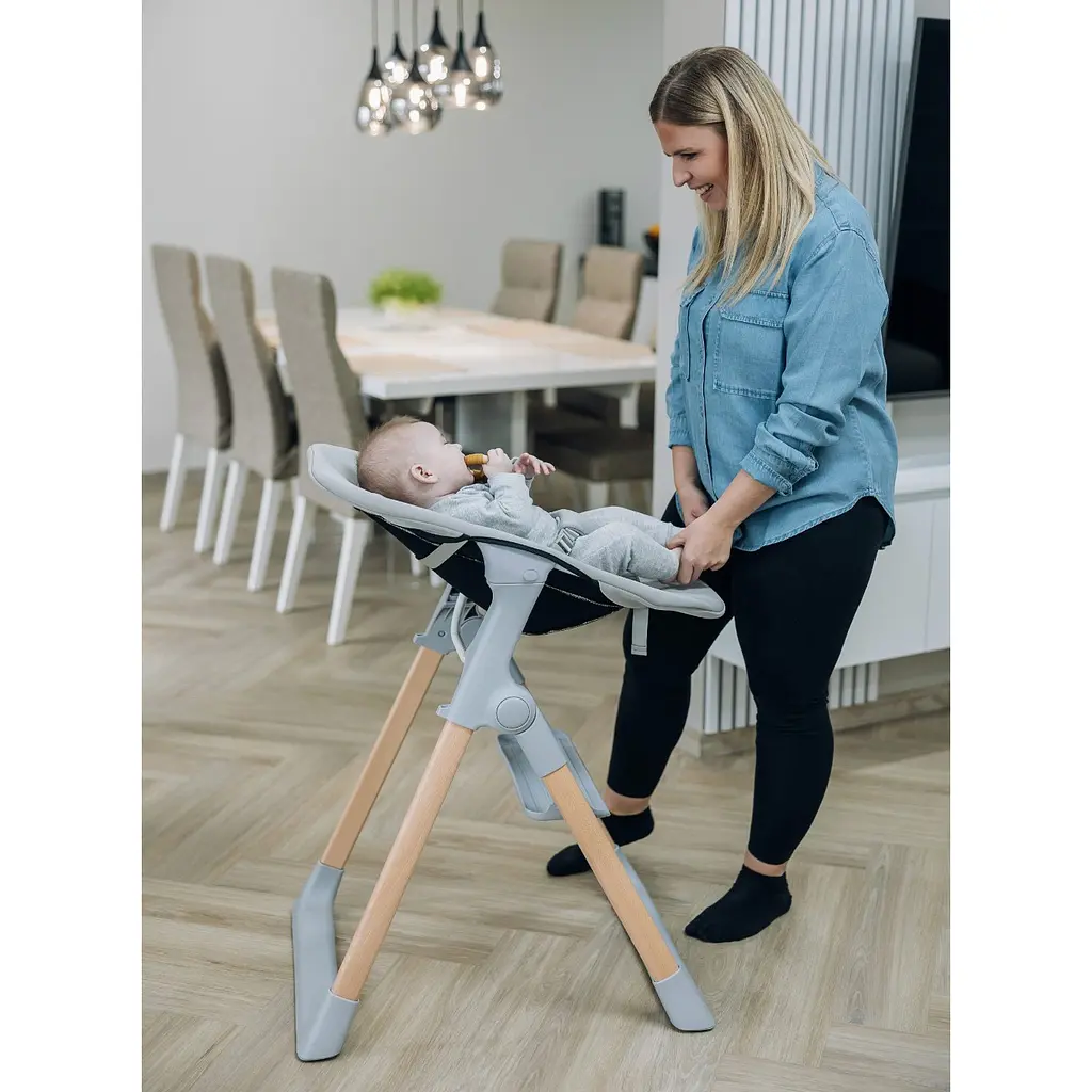Стульчик для кормления FreeON Flexi Grow 2 в 1 grey (85192) - фото 13