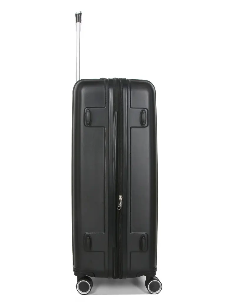 Валіза полікарбонат велика (L) Airtex 623 98л 76x49x29см Чорний (Black) - фото 2