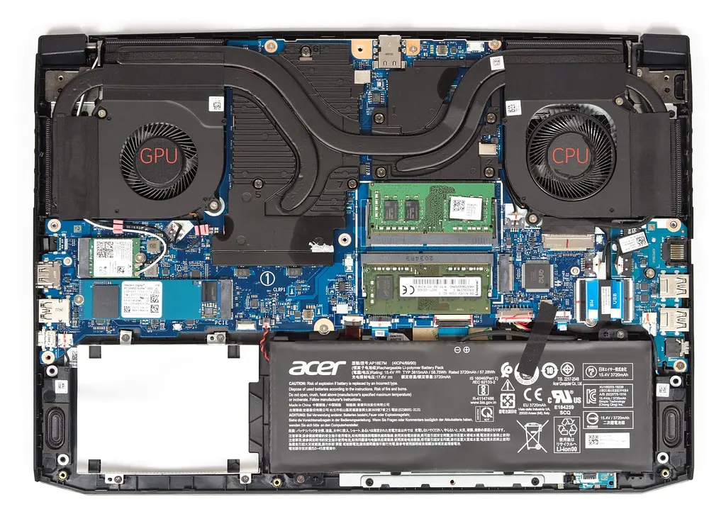 Вентилятор кулер для моделей ноутбука Acer Nitro 5 AN515-44, AN515-45, AN515-55, AN515-56, AN515-57, AN517-41, AN517-52, Predator PH315-53, PH315-54 для GPU (DFS531005PL0T), 5V, 4pin - фото 5