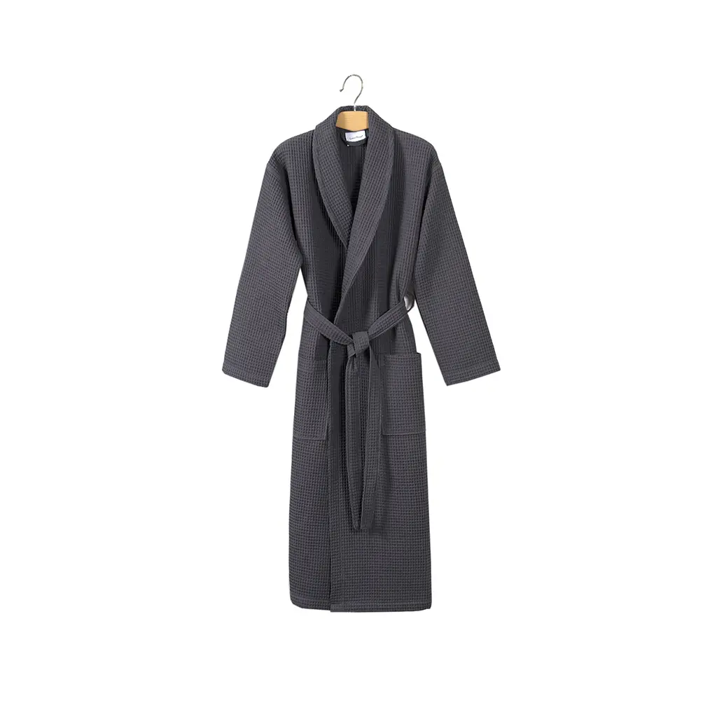 Халат Lotus Home - Waffle antrasit S - фото 8