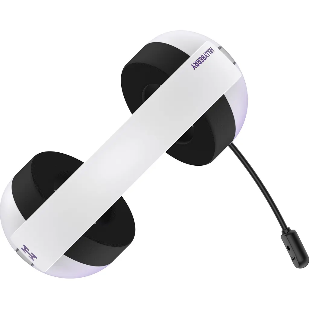 Игровые наушники Hator Hellyberry HH30 Pro Wireless White-Violet (HH30_PRO_wireless_WV) [162984] - фото 7