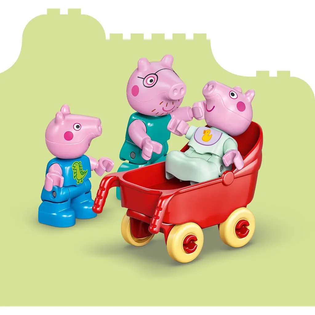 Конструктор LEGO DUPLO Peppa Pig Семейный дом 84 детали (10467) - фото 4