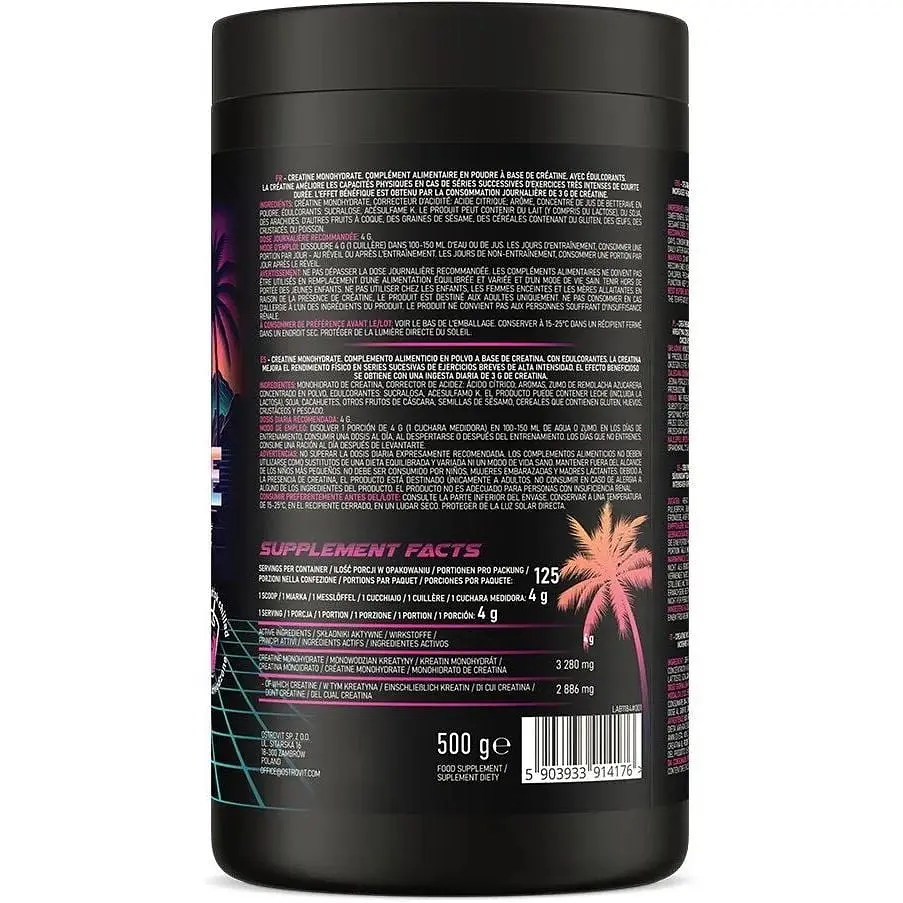 Креатин OstroVit Creatine Monohydrate, 500 грам Miami Vibes - фото 2