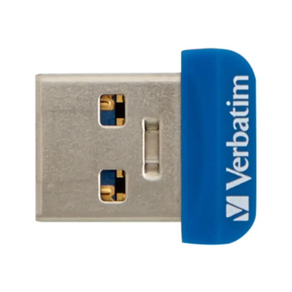 USB флеш накопичувач Verbatim 16GB Store 'n' Stay NANO Blue USB 3.0 (98709) - фото 2