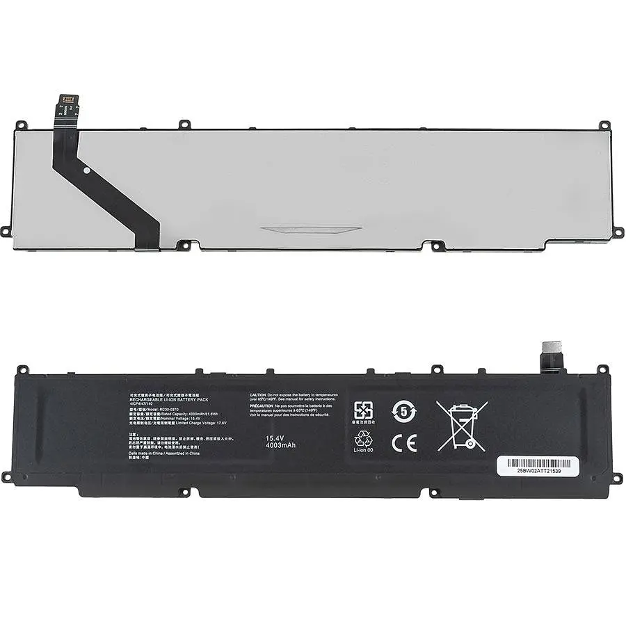 Батарея для ноутбука Razer RC30-0370 (Blade 14 2022 Blade 14 2021) 15.4V 4003mAh 61.6Wh Чорний - фото 2