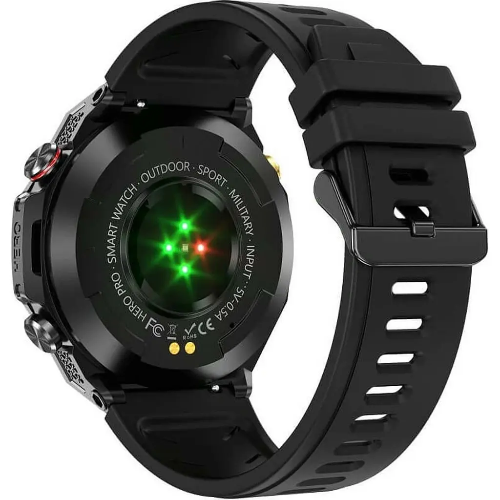 Смарт-часы Colmi V75 Black GPS компас звонки - фото 2