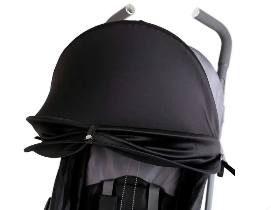 Козырек двойной 2в1 солнцезащитный с сеткой на коляску и автокресло Must Have Shade DoRechi Черный - фото 3