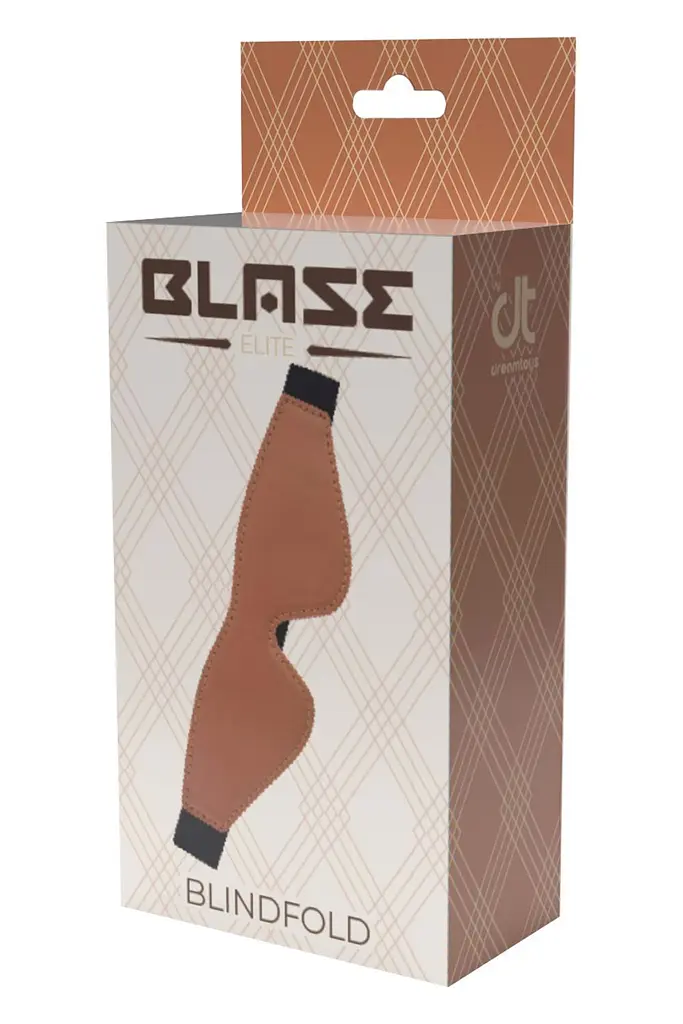 Маска на глаза Dreamtoys Blaze Elite Blindfold коричневый - фото 3