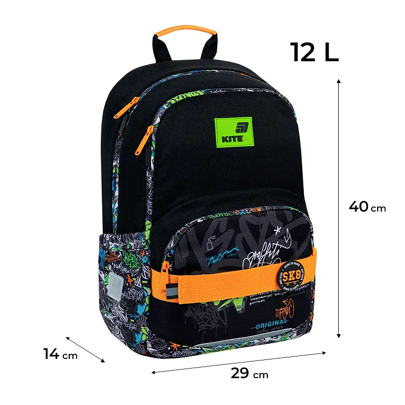 Рюкзак для початкової школи Kite Education 585 Street Style Чорний (K26-585M-4) - фото 3