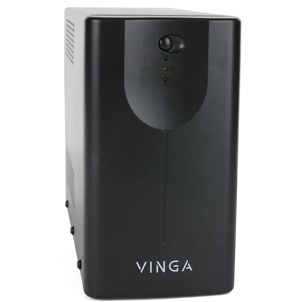 Пристрій безперебійного живлення Vinga LED 600VA metal case with USB (VPE-600MU) - фото 9