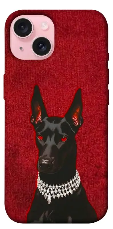TPU чохол Demsky Premium doberman для Apple iPhone 15 (6.1")