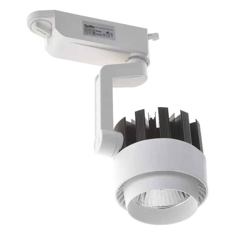 Светильник трековый поворотный LED KW-53/20W NW WH/BK Brille 32-452 - фото 3