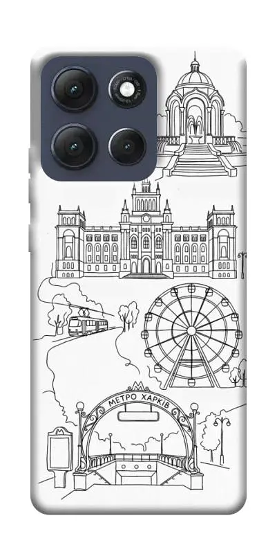 TPU чохол Demsky Kharkiv spirit для Motorola Moto G86 Power