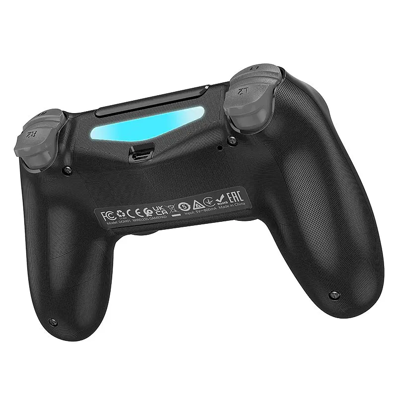 Геймпад бездротовий HOCO DGM01 для PS4 SONY Wireless DUALSHOCK 4 (Black), 3.7V, 600mAh, Box - фото 3