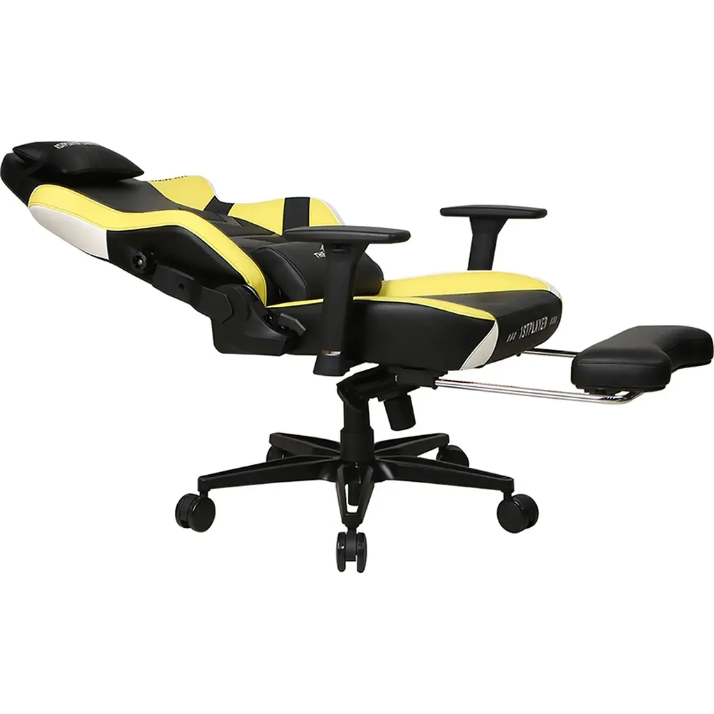 Геймерське крісло 1stPlayer Duke Black/White/Yellow [121647] - фото 7