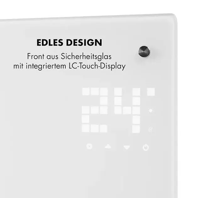 Конвекторный обогреватель Klarstein Bornholm Curved Smart 1000/2000W WiFi (10035237) - фото 4