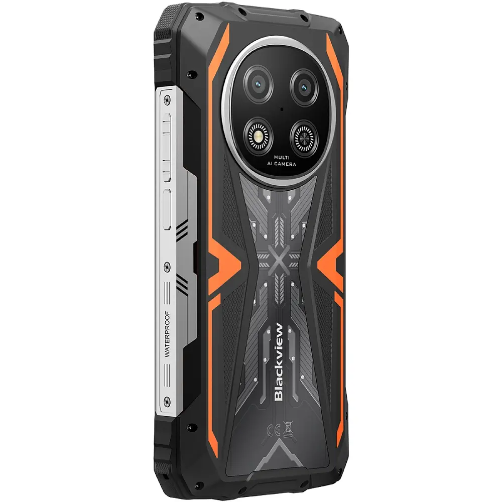 Смартфон Blackview ROCK 2 6.67" HD+ /12GB/256GB/ T8100 /15000mAh / 16+13Мп /IP69K/Orange - фото 6