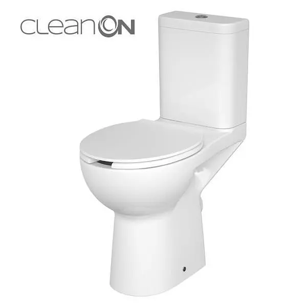 Унітаз-компакт без сидіння Cersanit Etiuda 593 CleanOn 011 3/6 л для людей з особливими потребами 30412 - фото 3