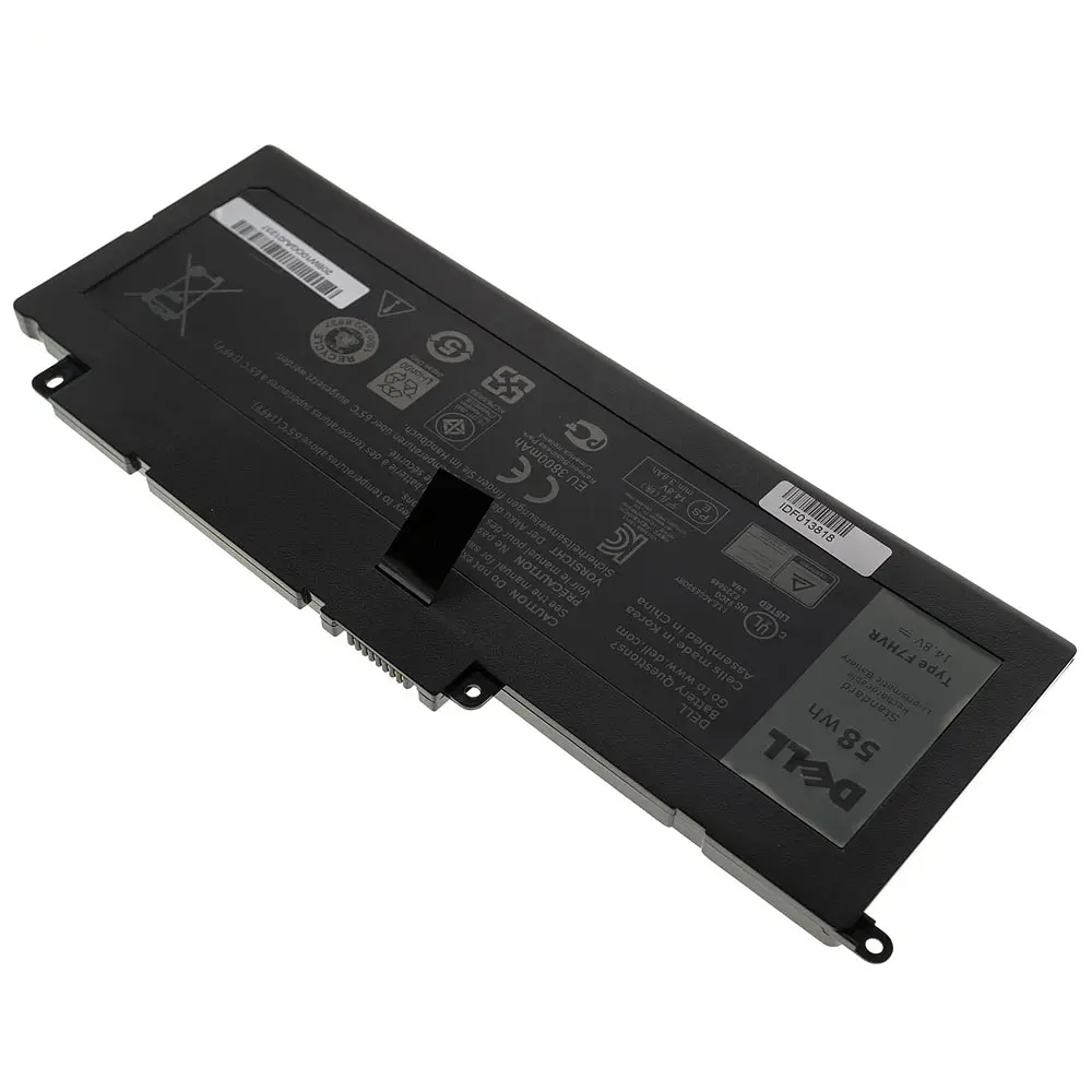 Акумулятор для ноутбука Dell F7HVR (Inspiron 14 7437, 15 7537, 17 7737) 14.8V 3705 mAh 58Wh Black (G4YJM) - фото 2