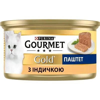 Паштет для котів Purina Gourmet Gold з індичкою 85 г (7613031380992) - фото 2
