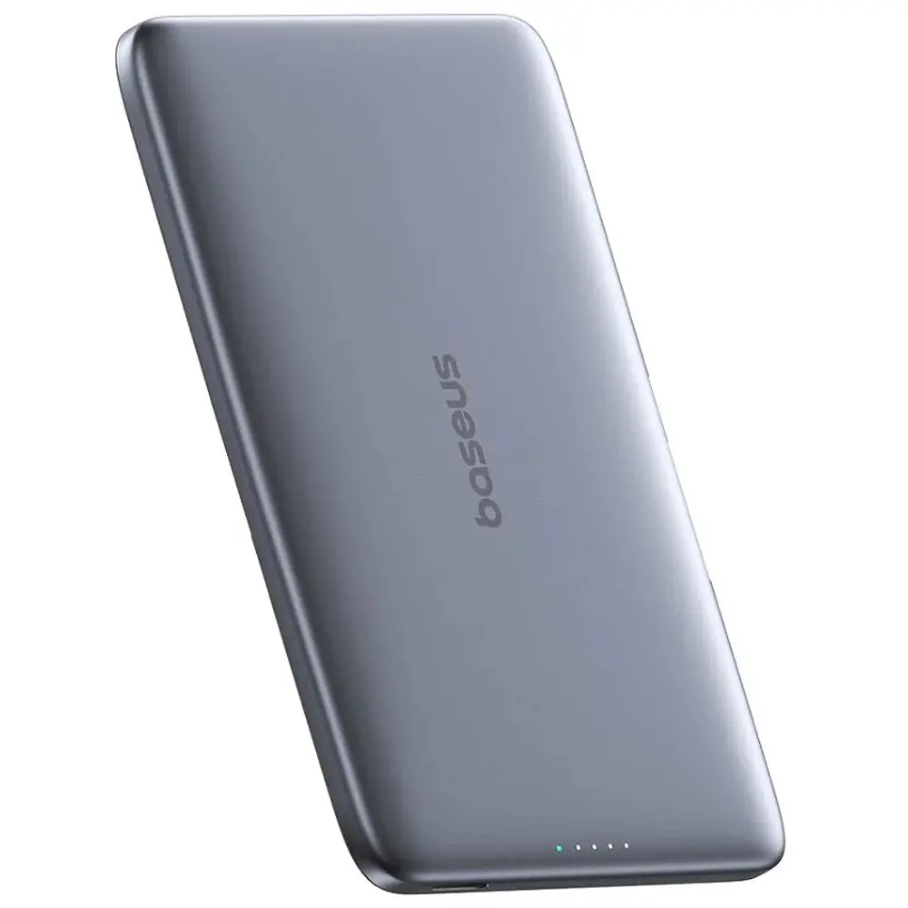 Зовнішній MagSafe акумулятор Baseus PicoGo AM41 Ultra-Slim Magnetic Power Bank 5000mAh 20W Grey