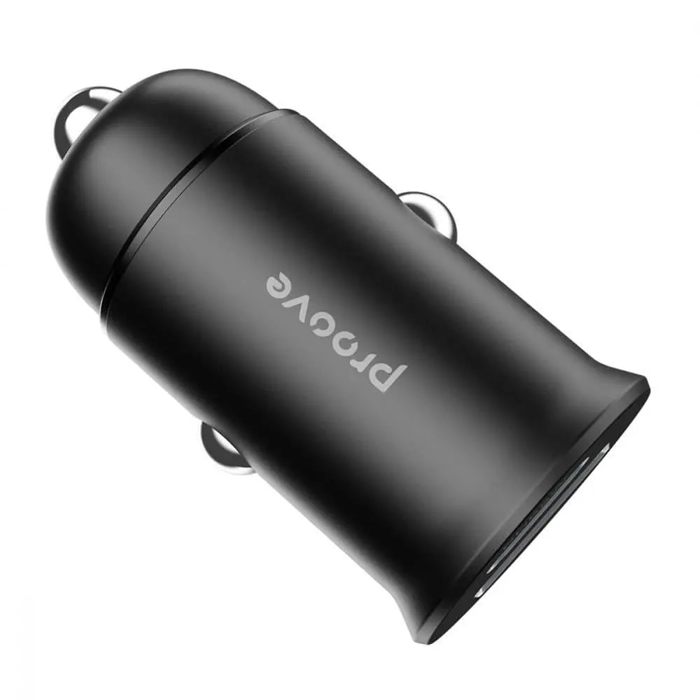 Автомобільний зарядний пристрій Proove Tiny Power Pro 65W (USB + Type-C) black (ACTP65110001) - фото 2