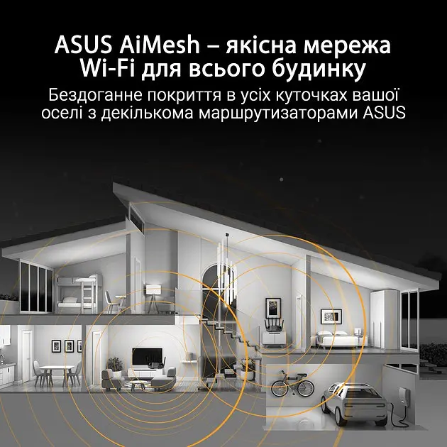 Беспроводной роутер Wi-Fi 7 Asus TUF Gaming BE6500 (TUF-BE6500) (90IG0920-MO9C00) - фото 4