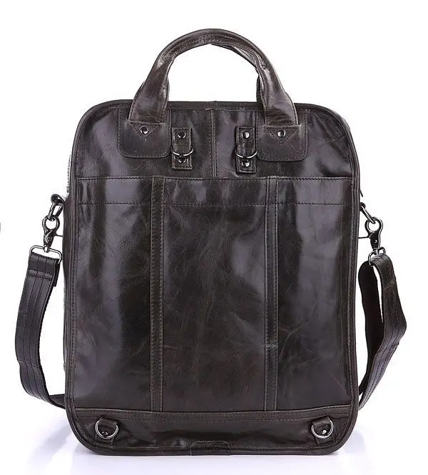 Сумка кожаная мужская Vintage 33х39,5х10 см sum0012457 - фото 5